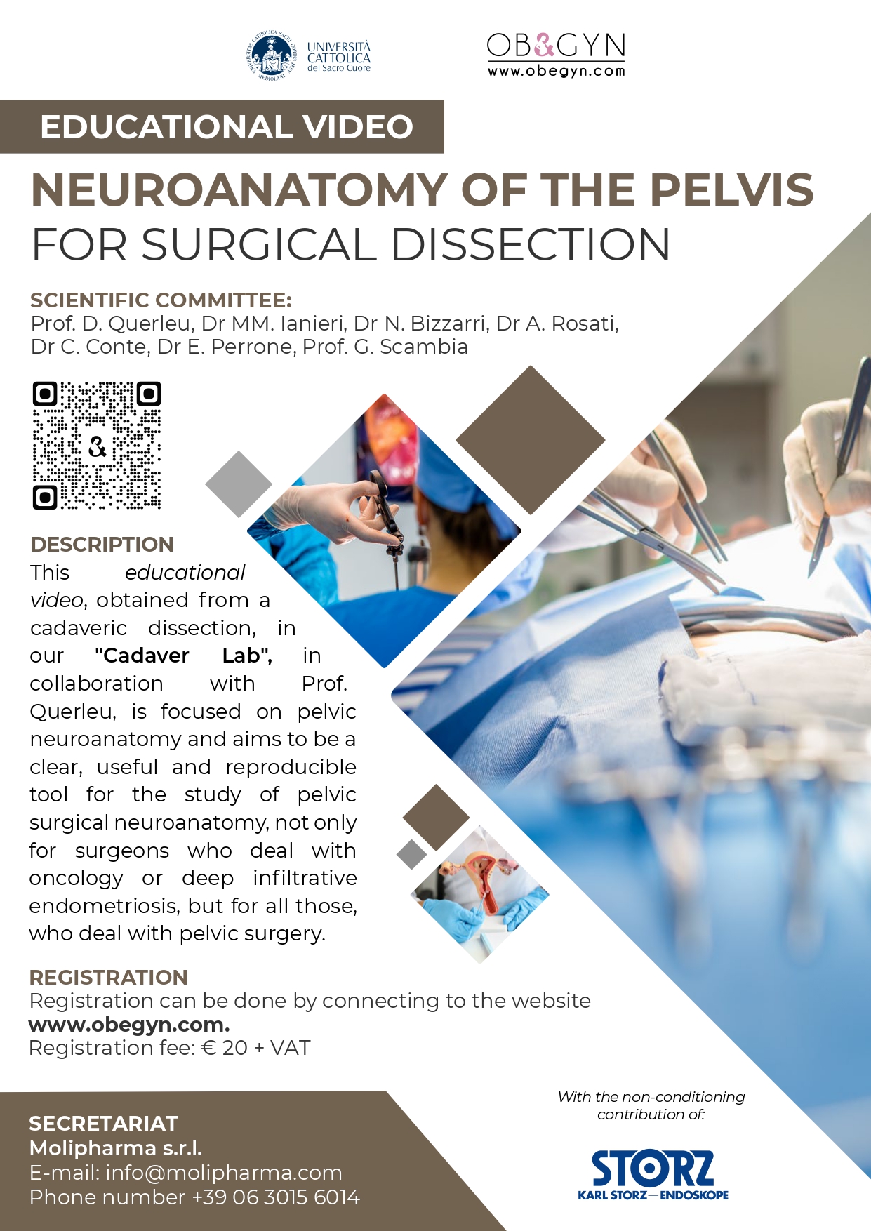 Programma Educational Video: NEUROANATOMY OF THE PELVIS FOR SURGICAL DISSECTION