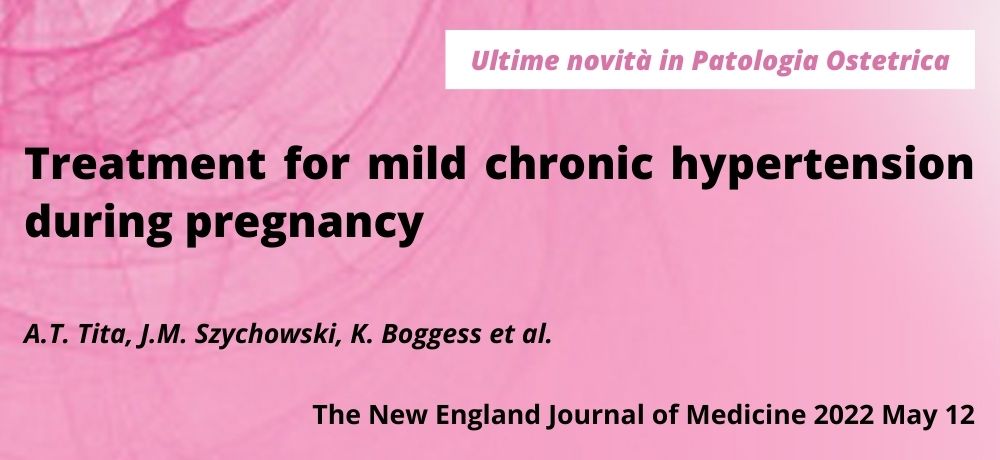 Treatment for mild chronic hypertension during pregnancy