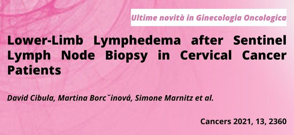 Lower-Limb Lymphedema after Sentinel Lymph Node Biopsy in Cervical Cancer Patients