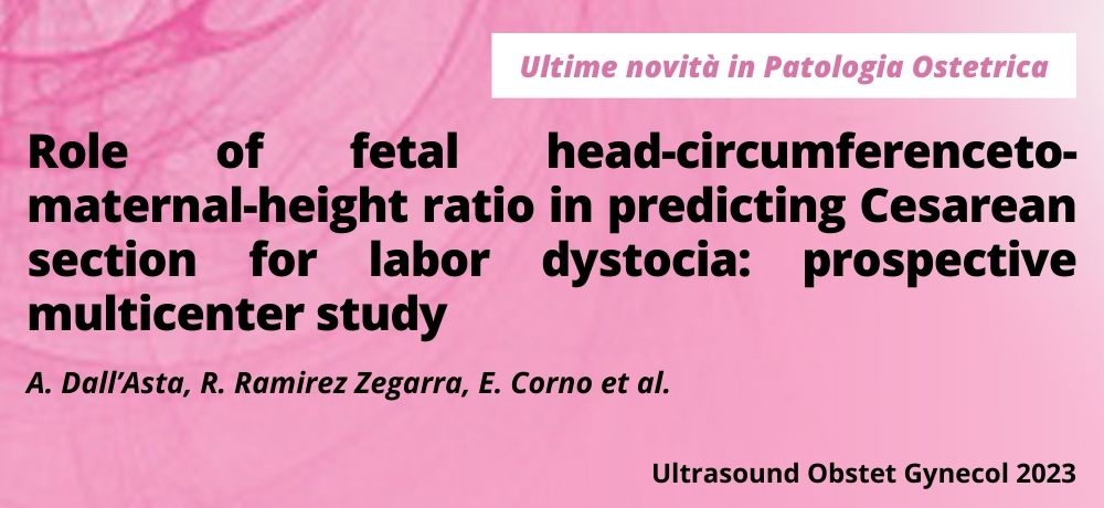 Role of fetal head-circumference-to-maternal-height ratio in predicting Cesarean section for labor dystocia: prospective multicenter study