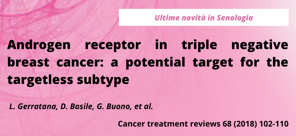 Androgen receptor in triple negative breast cancer: a potential target for the targetless subtype